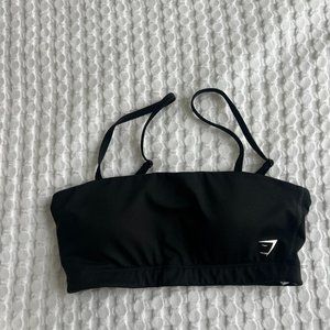 Gymshark Bandeau Sports Bra - Black